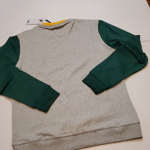 NWT Fila Men's Gray Adezero Crewneck Pullover Sweatshirt Medium New With Tags - Picture 9 of 9